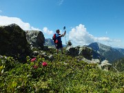 Anello dei Laghi Gemelli con il laghetto della Paura dalle Baite di Mezzeno il 15 luglio 2014  - FOTOGALLERY